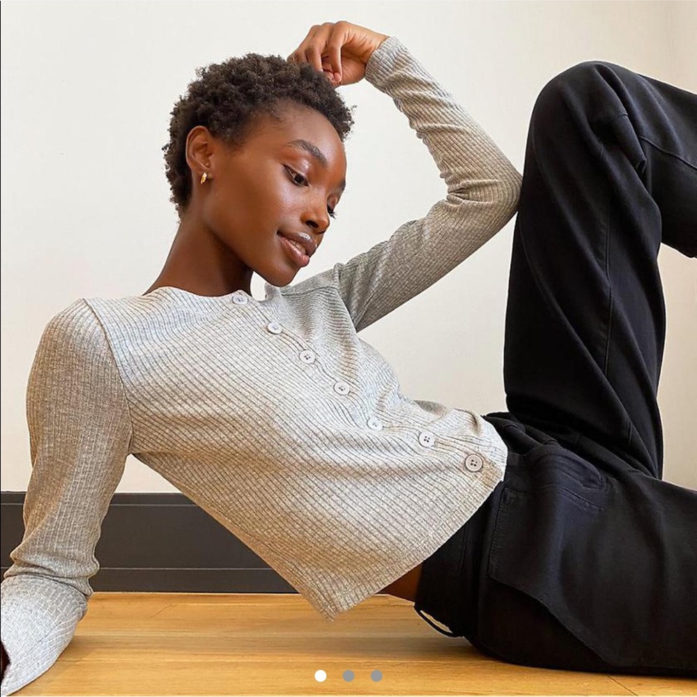 Aritzia Wilfred Free Neptune long sleeve